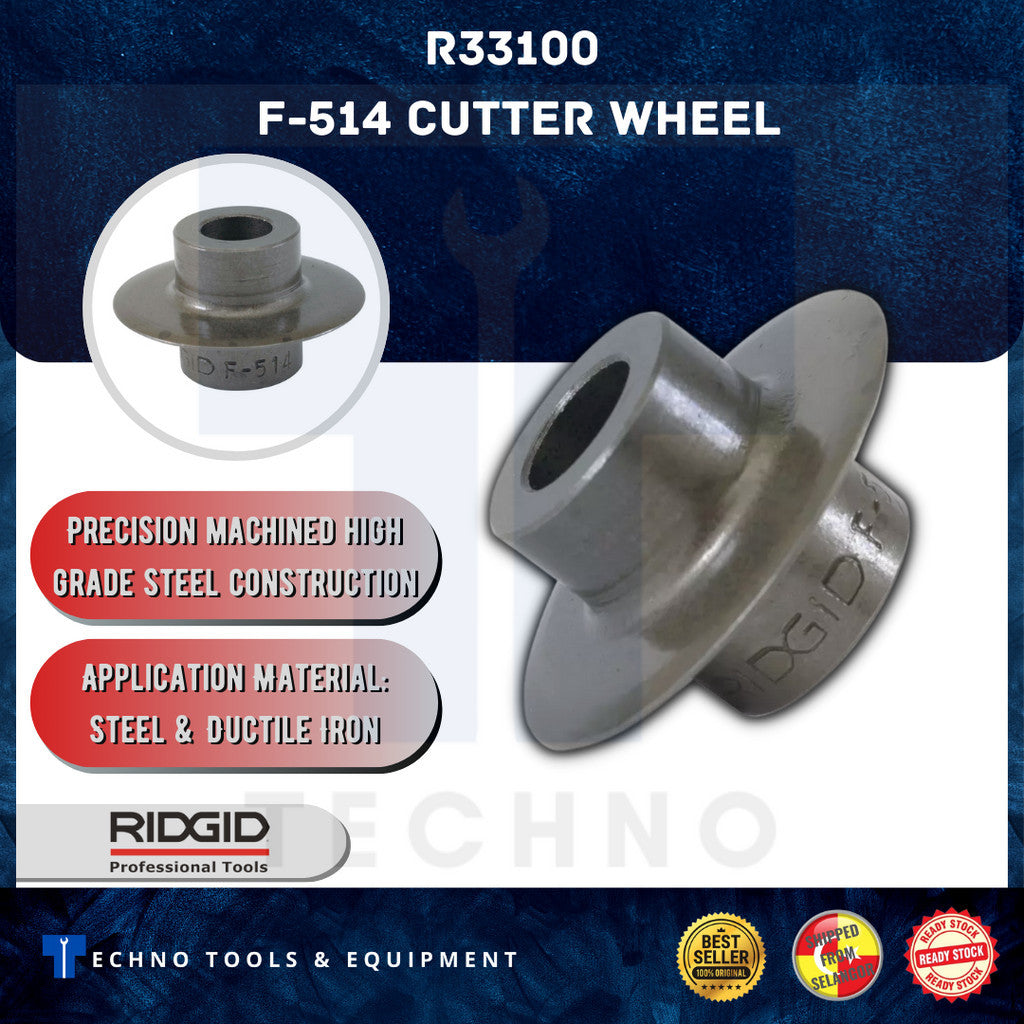 Ridgid 33100 Wheel Cutter F514 1 & 2 Thin – Techno Tools & Equipment