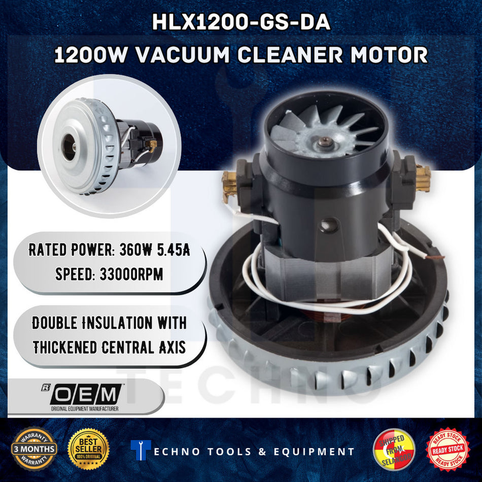 HLX1200-GS-DA VACUUM CLEANER MOTOR ACCESSORIES 1200w