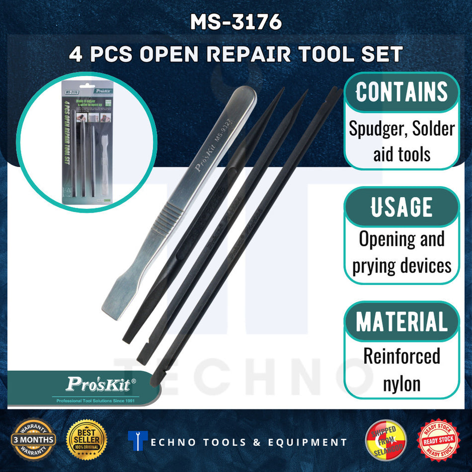 PRO'SKIT MS-3176 4pcs Open Repair Tool Set