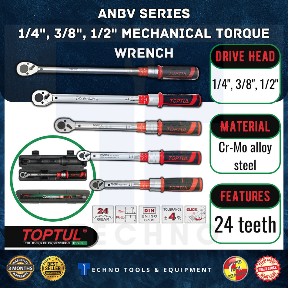 TOPTUL Mechanical Torque Wrench ANBV series