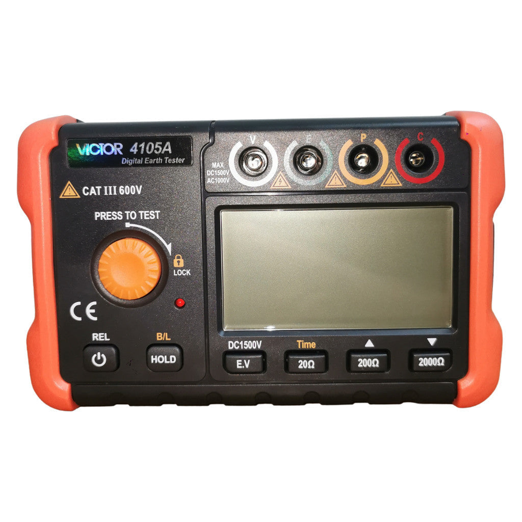VICTOR 4105A CE Digital Earth Resistance Tester VICTOR