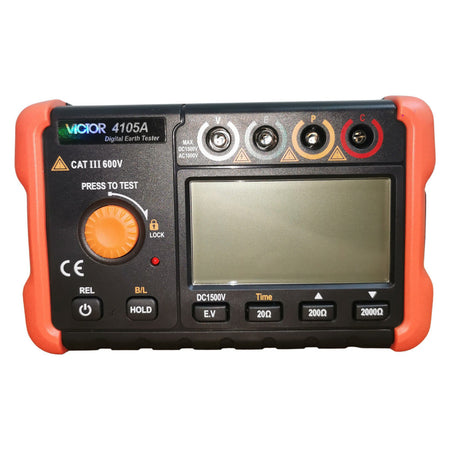 VICTOR 4105A CE Digital Earth Resistance Tester VICTOR