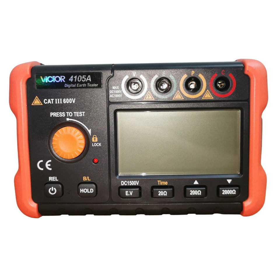 VICTOR 4105A CE Digital Earth Resistance Tester VICTOR