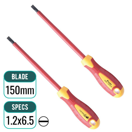 PRO'SKIT SD-810 Series Insulated VDE Screwdrivers | 1000V Certified PRO'SKIT