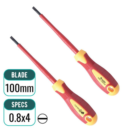 PRO'SKIT SD-810 Series Insulated VDE Screwdrivers | 1000V Certified PRO'SKIT