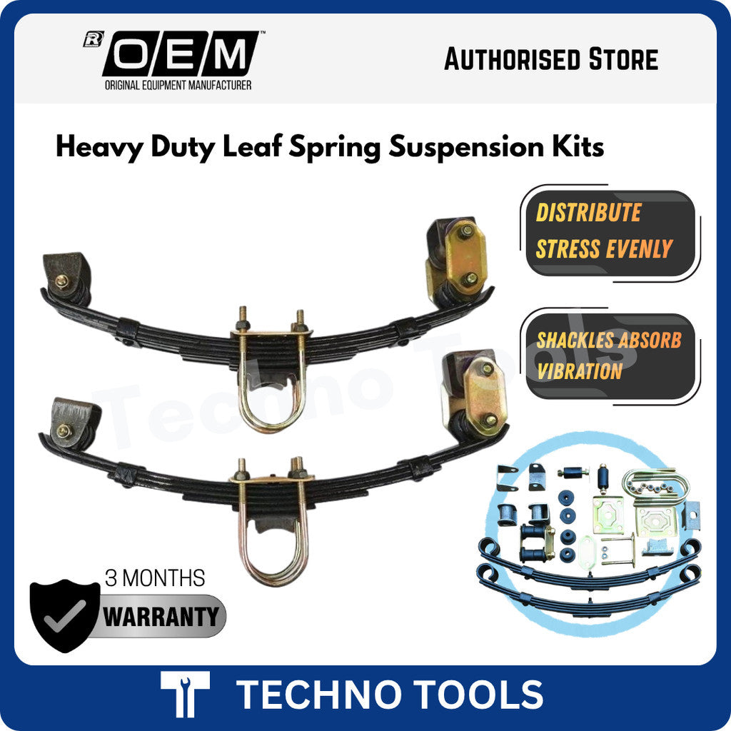 [Heavy Duty] Leaf Spring Automotive Suspension Modification Kits - 52cm / 62cm / 65cm OEM