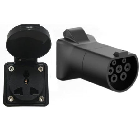V2L EV Adapter Type 2 to Universal 3-Pin Plug for Proton e.MAS 5 / Xpeng G6 G9 / PHEV Car Discharge Socket OEM
