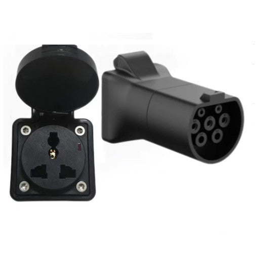 V2L EV Adapter Type 2 to Universal 3-Pin Plug for Proton e.MAS 5 / Xpeng G6 G9 / PHEV Car Discharge Socket OEM