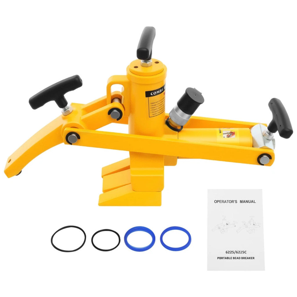 Portable 5" Hydraulic Bead Breaker Tire Changer For Tractor Truck | 3 Months Warranty | With 1.6L Pneumatic Pump OEM