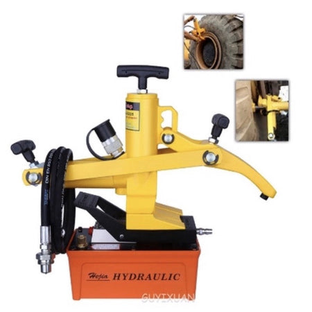 Portable 5" Hydraulic Bead Breaker Tire Changer For Tractor Truck | 3 Months Warranty | With 1.6L Pneumatic Pump OEM