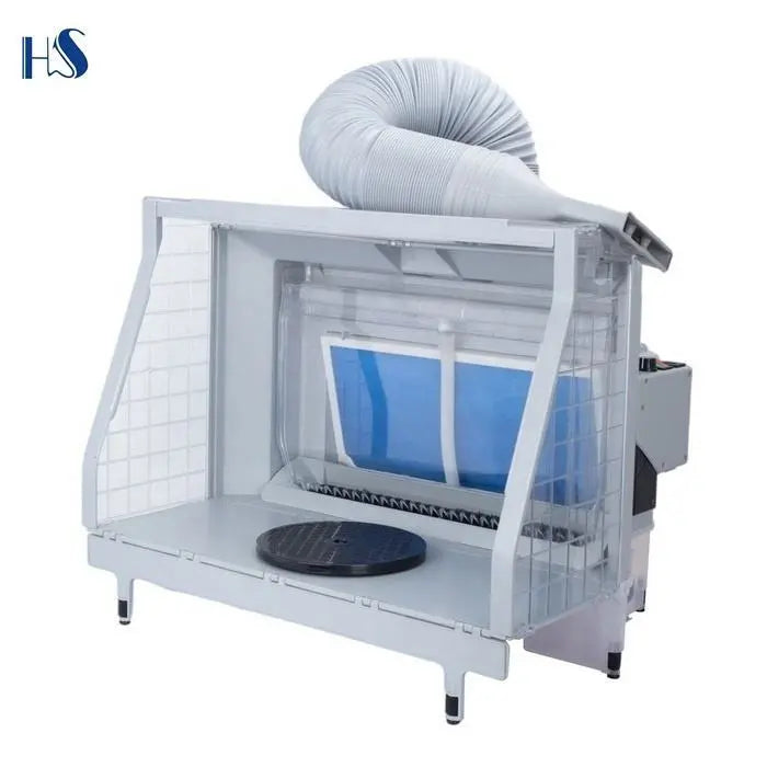 HSENG HS-E600 Water Curtain Spray Booth Triple Fans with LED Techno Tools & Equipment