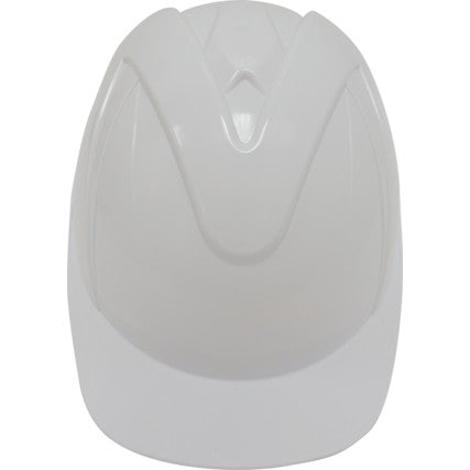 TUFFSAFE TFF-957-1210K ABS VENTED COMFORT FIT SAFETY HELMET WHITE