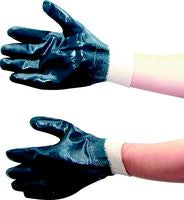 TUFFSAFE TFF-961-2780K H/D NITRILE COATED K/W GLOVE BLUE SZ.10