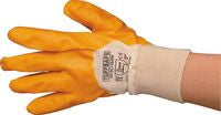 TUFFSAFE TFF9613540K L/W NITRILE P/COAT K/W GLOVE YLW. SZ.8