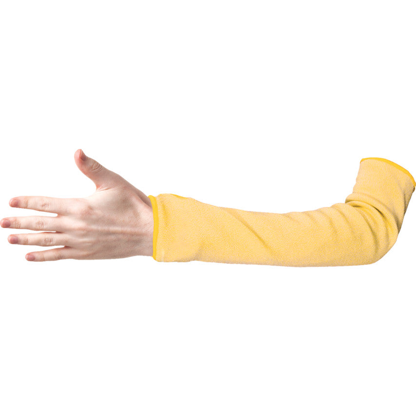 TUFFSAFE TFF-961-4108J  Kevlar®Sleeve,CutResistant,WithoutThumb-slot,Yellow,18" (Single)