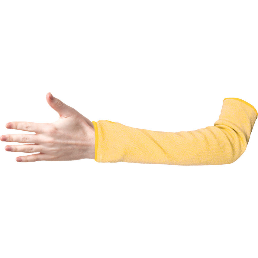 TUFFSAFE TFF9614108J  Kevlar®Sleeve,CutResistant,WithoutThumb-slot,Yellow,18" (Single)