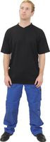 TUFFSAFE TFF-962-3600A FUNCTION T-SHIRT V NECK BLACK 36/38" SMALL