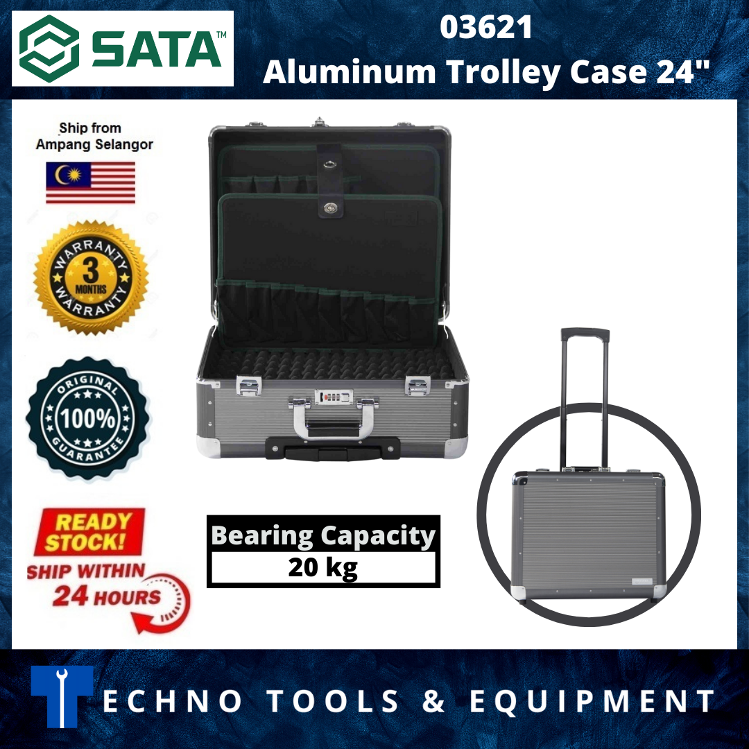 SATA 03621 20" Aluminium Trolley Case