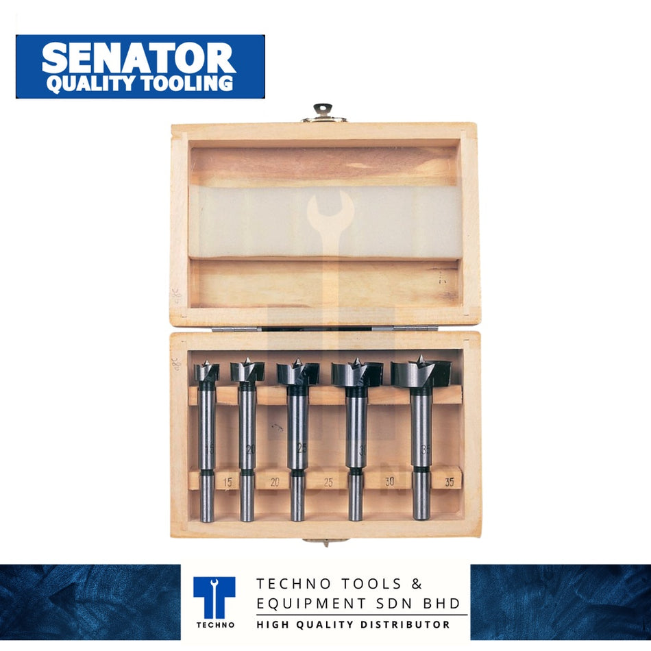 SENATOR 5-PCE FORSTNER BIT SET 15-35mm SEN5975650K