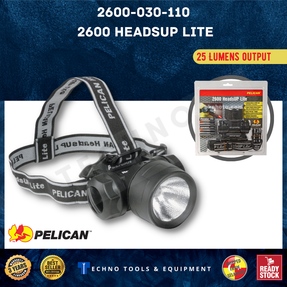 PELICAN 2600-030-110 Headsup Lite