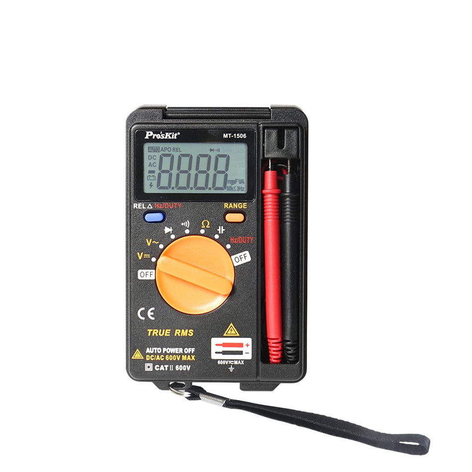 PRO'SKIT MT-1506 Pocket True-RMS Auto Range Multimeter