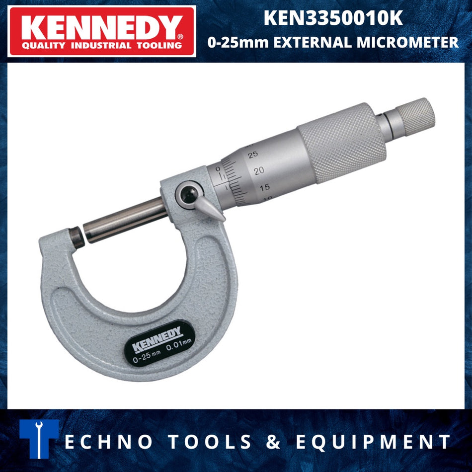KENNEDY KEN3350010K 0-25mm EXTERNAL MICROMETER