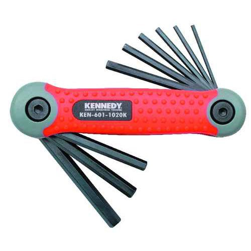 KENNEDY KEN6013020K 1.5-8mm 8-PCE Metric Hex Key Set L-Wrench