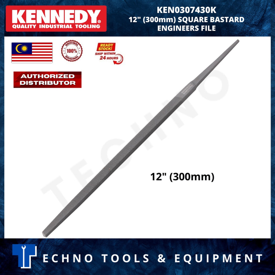 KENNEDY 12" (300mm) SQUARE BASTARD ENGINEERS FILE KEN0307430K