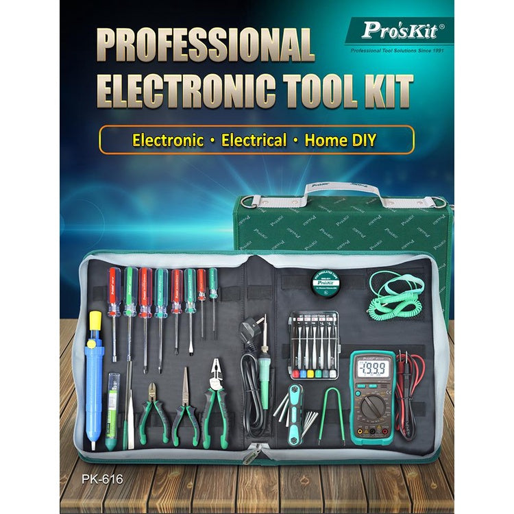 PRO'SKIT 1PK-616B Professional Electronic Tool Kit 220V