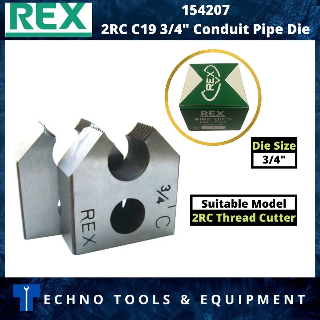 Rex Threader Cart REX C19-39 CONDUIT PIPE DIES / 15-32A GI PIPE DIES THREADER – Techno ...
