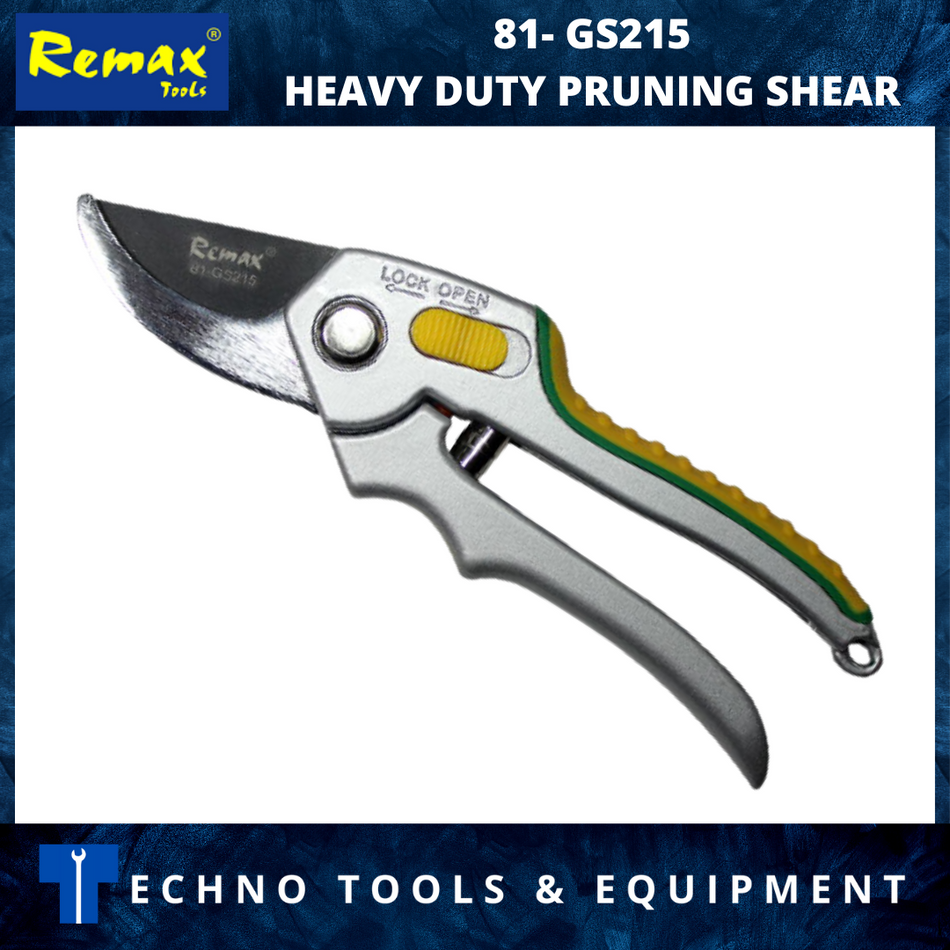 REMAX 81-GS215 8.5" HEAVY DUTY PRUNING SHEAR