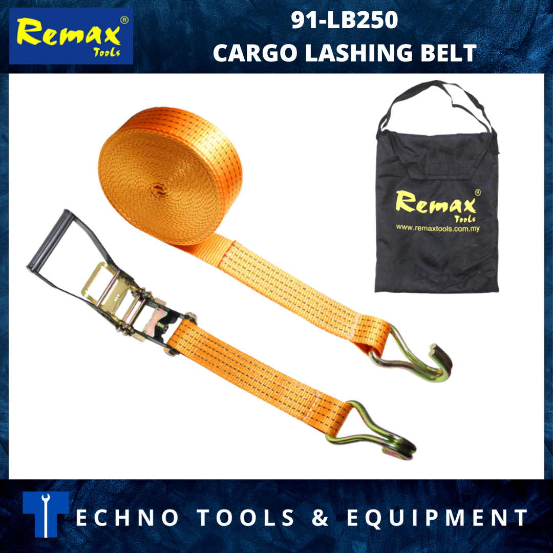 REMAX 91-LB250 CARGO LASHING BELT – Techno Tools & Equipment