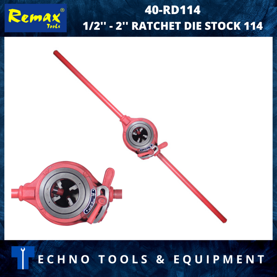 REMAX 40-RD114 1/2'' - 2'' RATCHET DIE STOCK 114