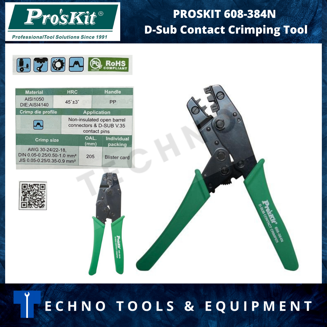 PROSKIT 608-384N D-Sub Contact Crimping Tool