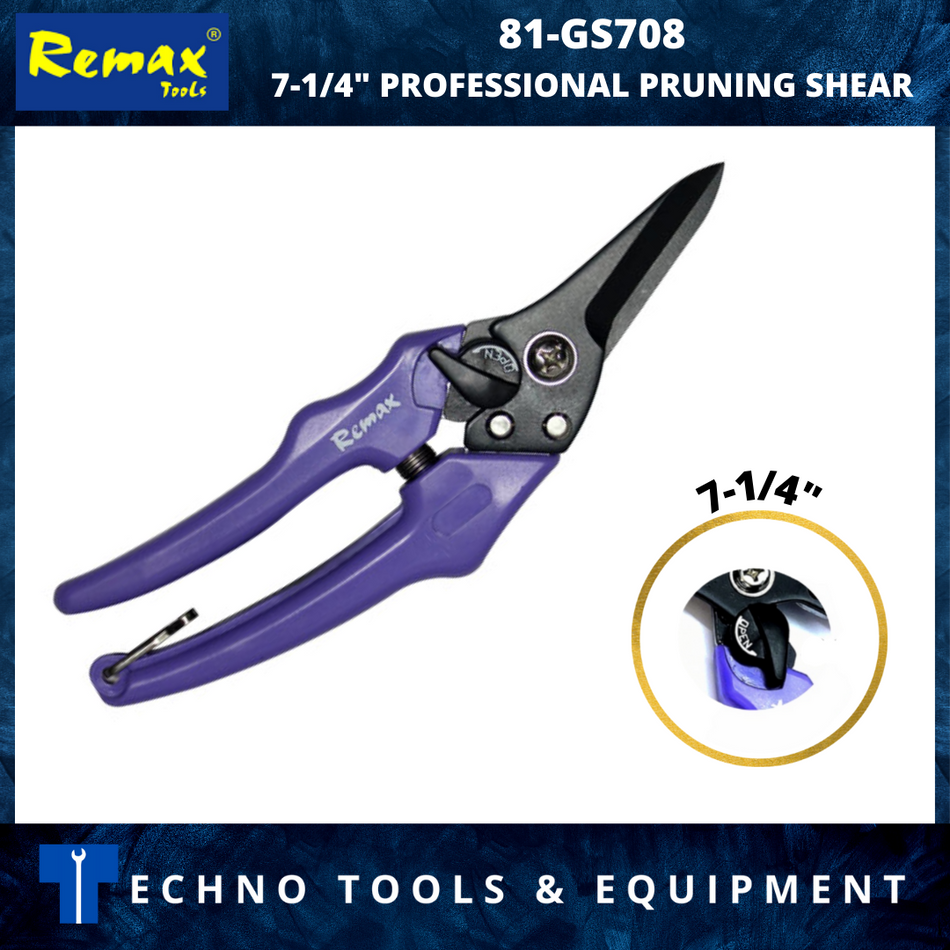 REMAX 81-GS706 7-1/4" PROFESSIONAL PRUNING SHEAR