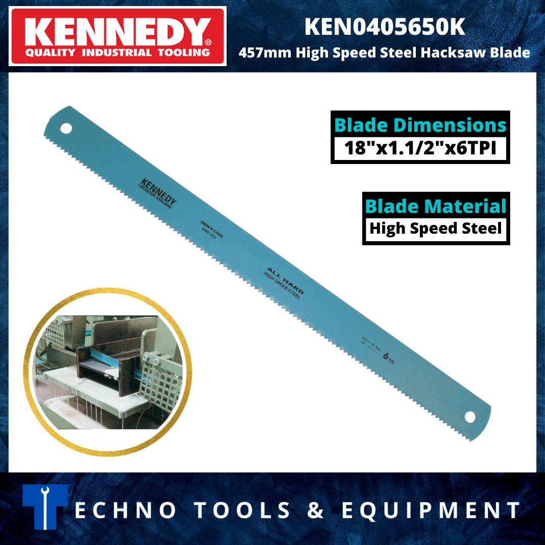 KENNEDY KEN0405650K 457mm High Speed Steel Hacksaw Blade