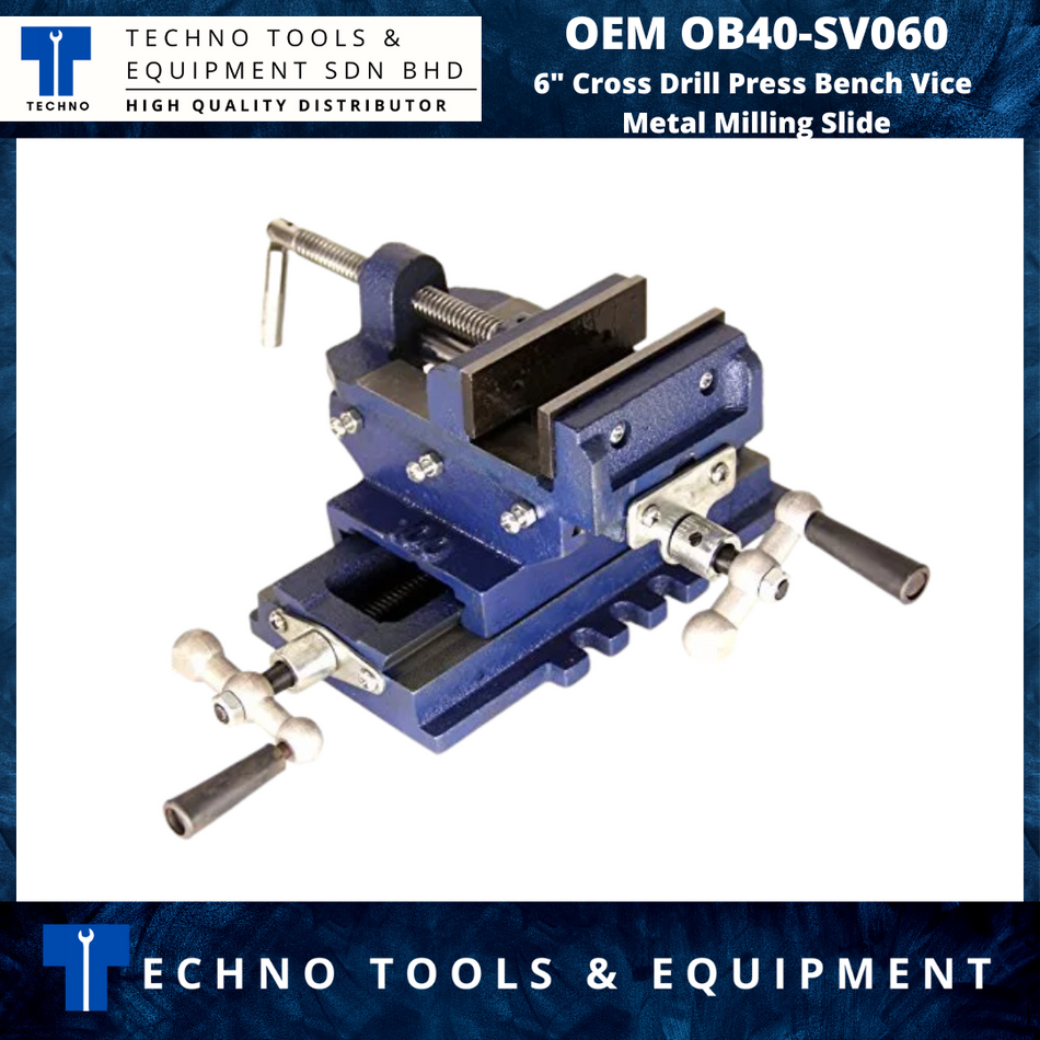 OEM OB40-SV060 6" Cross Drill Press Bench Vice Metal Milling Slide