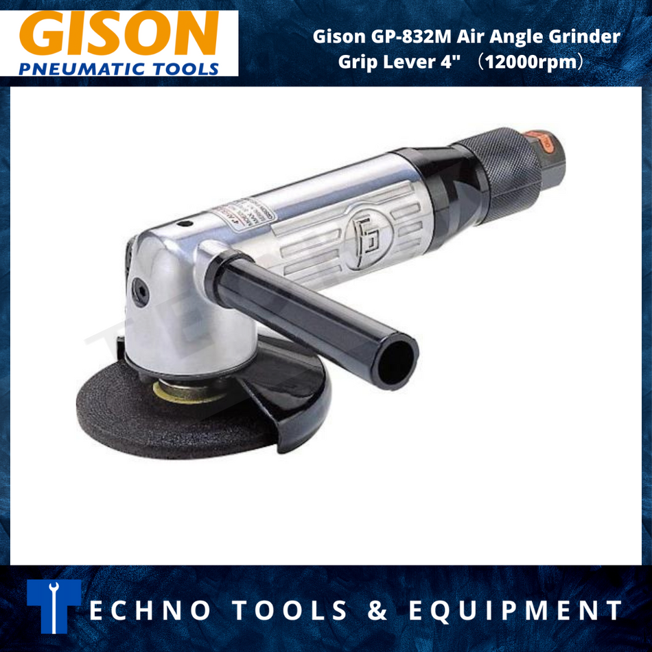 Gison GP-832M Air Angle Grinder Grip Lever 4″ （12000rpm）