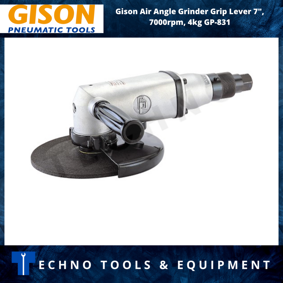 Gison Air Angle Grinder Grip Lever 7", 7000rpm GP-831