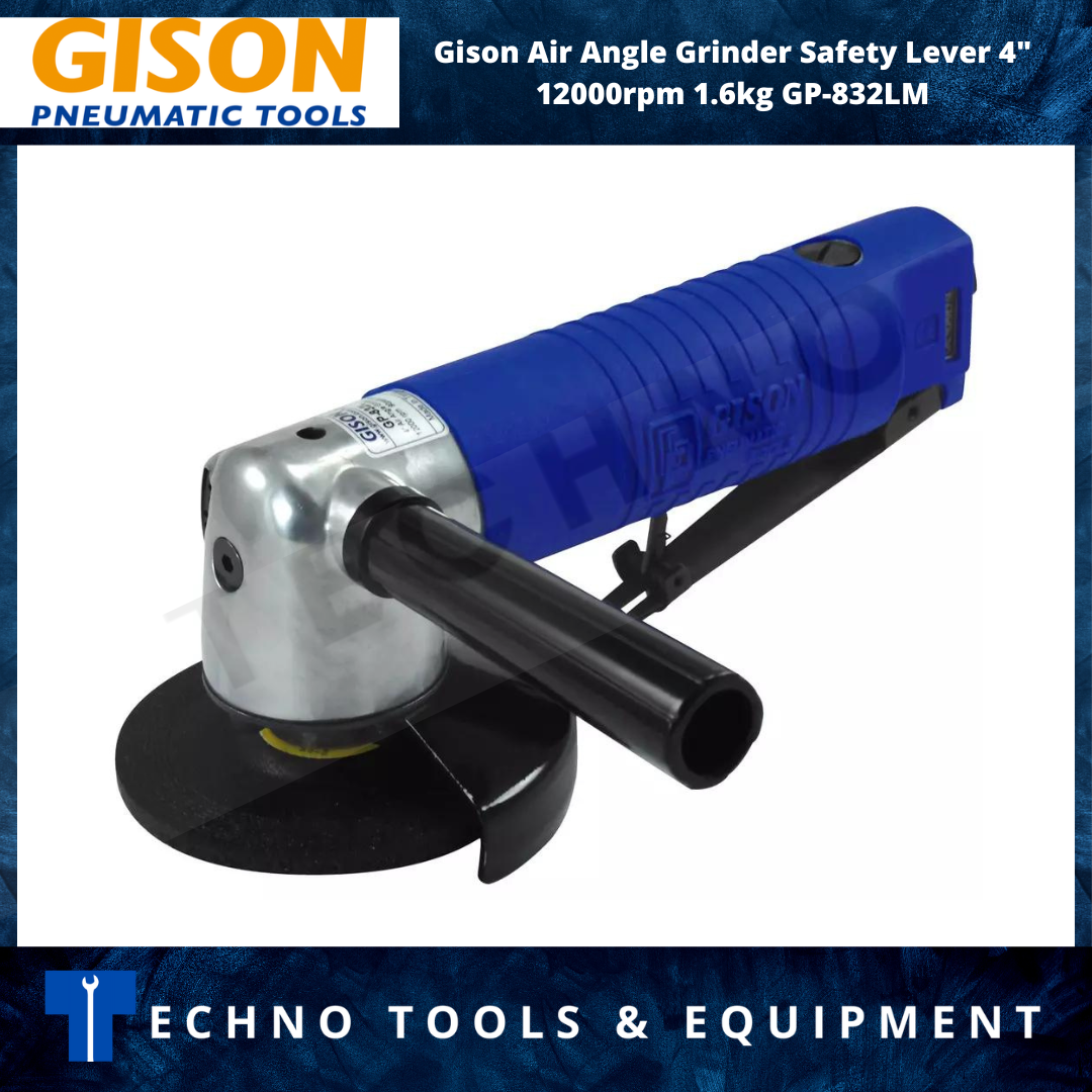Gison Air Angle Grinder Safety Lever 4" 12000rpm GP-832LM