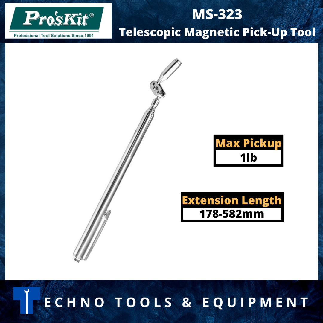 PRO'SKIT MS-323 Telescopic Magnetic Pick-Up Tool – Techno Tools & Equipment