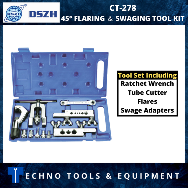 DSZH CT-278 45° FLARING ＆ SWAGING TOOL KIT