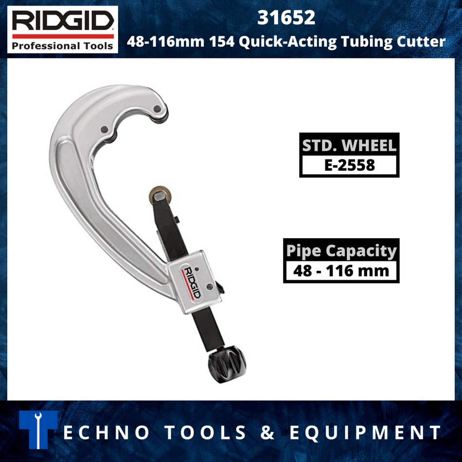 RIDGID 31652 48-116mm 154 Quick-Acting Tubing Cutter
