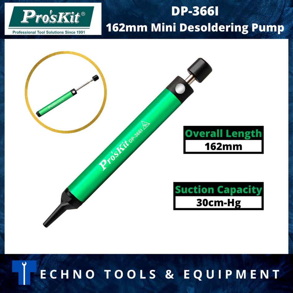 PRO'SKIT DP-366I 162mm Mini Desoldering Pump