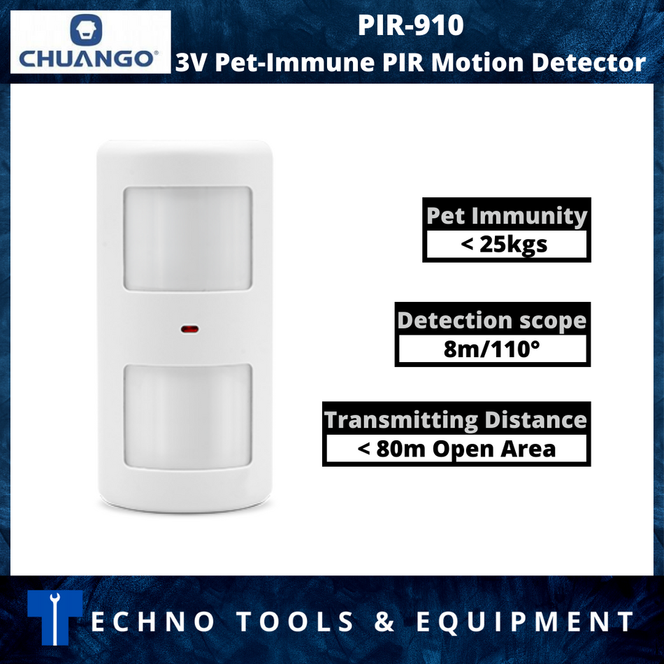 Chuango PIR-910 Pet-Immune PIR Motion Detector