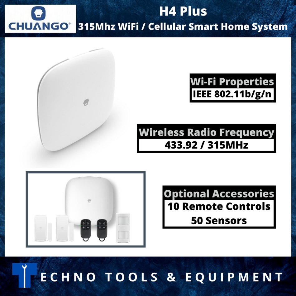 Chuango H4 PLUS WiFi / Cellular Smart Home System