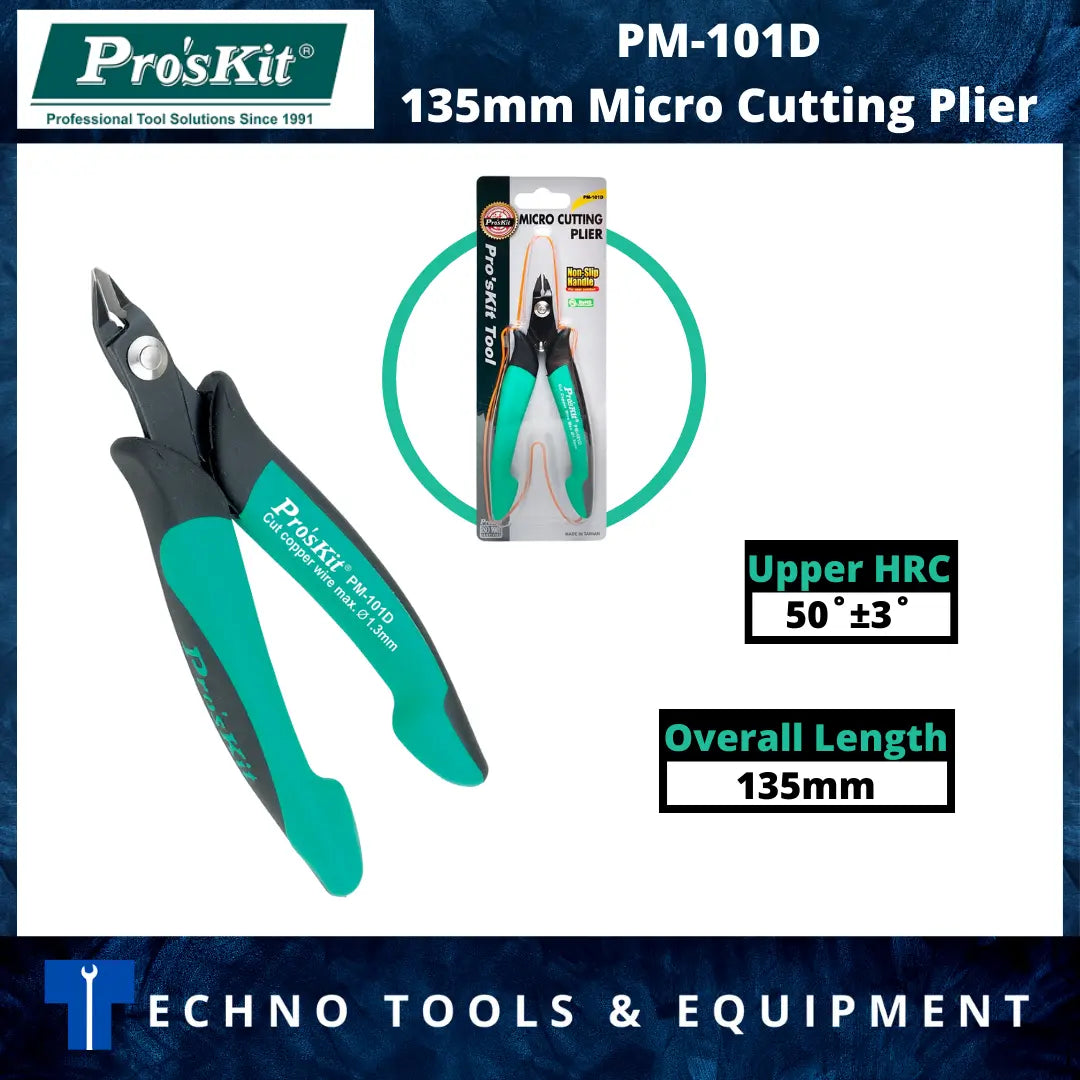 PRO'SKIT PM-101D 135mm Micro Cutting Plier – Techno Tools & Equipment