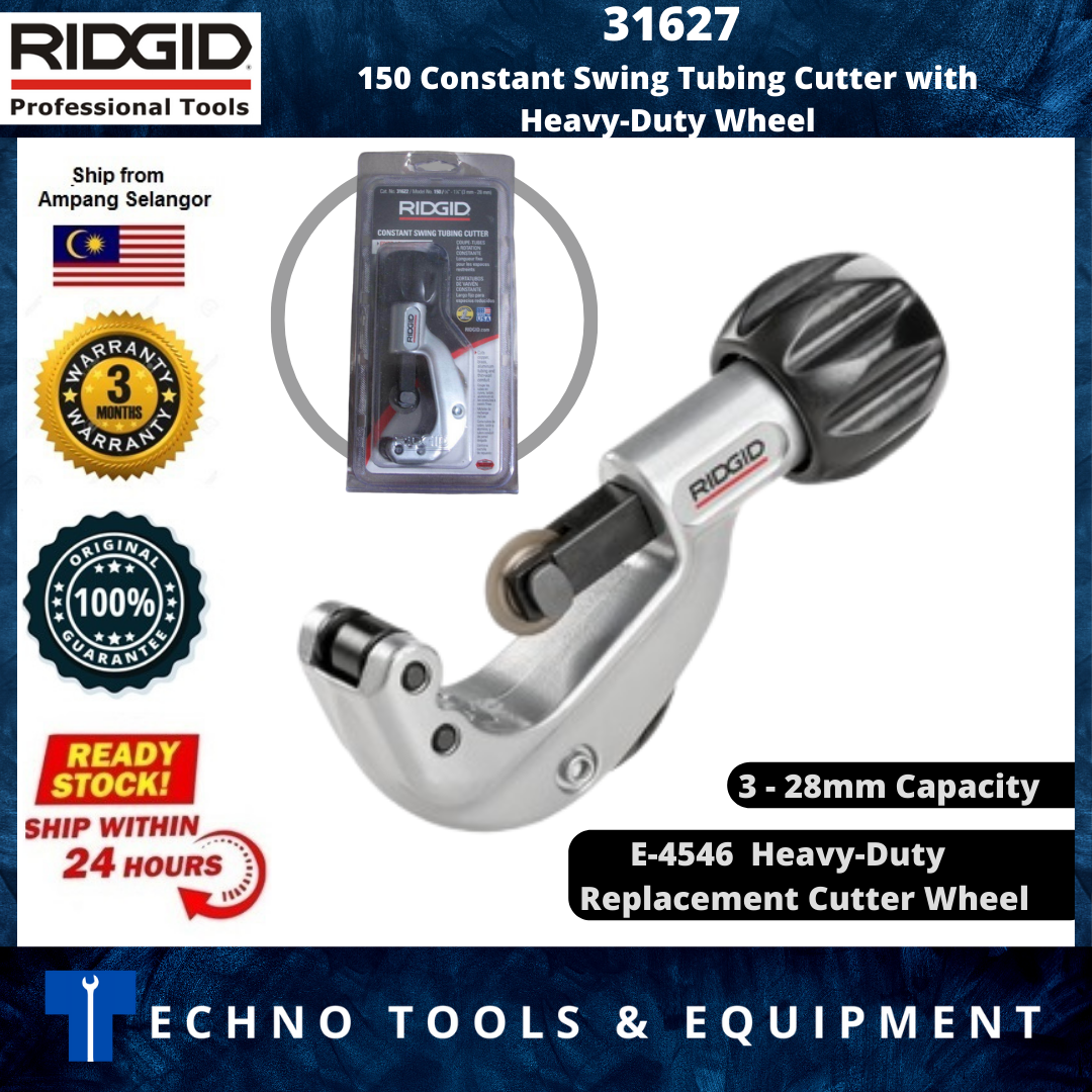 3-28mm RIDGID 31627 Tubing Cutter for s/steel tubing 1/8" - 1.1/8" (NEW & ORI RIDGID) RIDGID