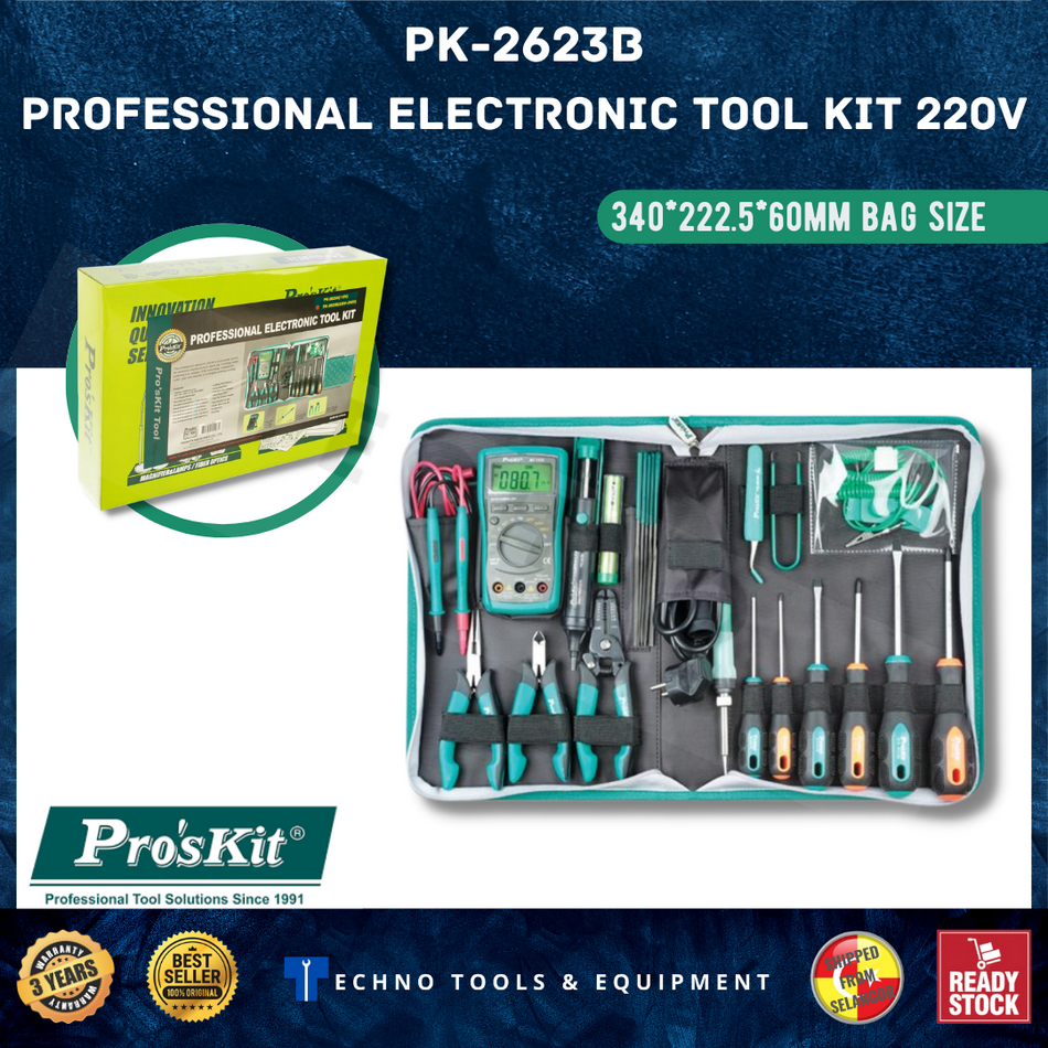 Proskit PK-2623B Professional Electronic Tool Kit 220V
