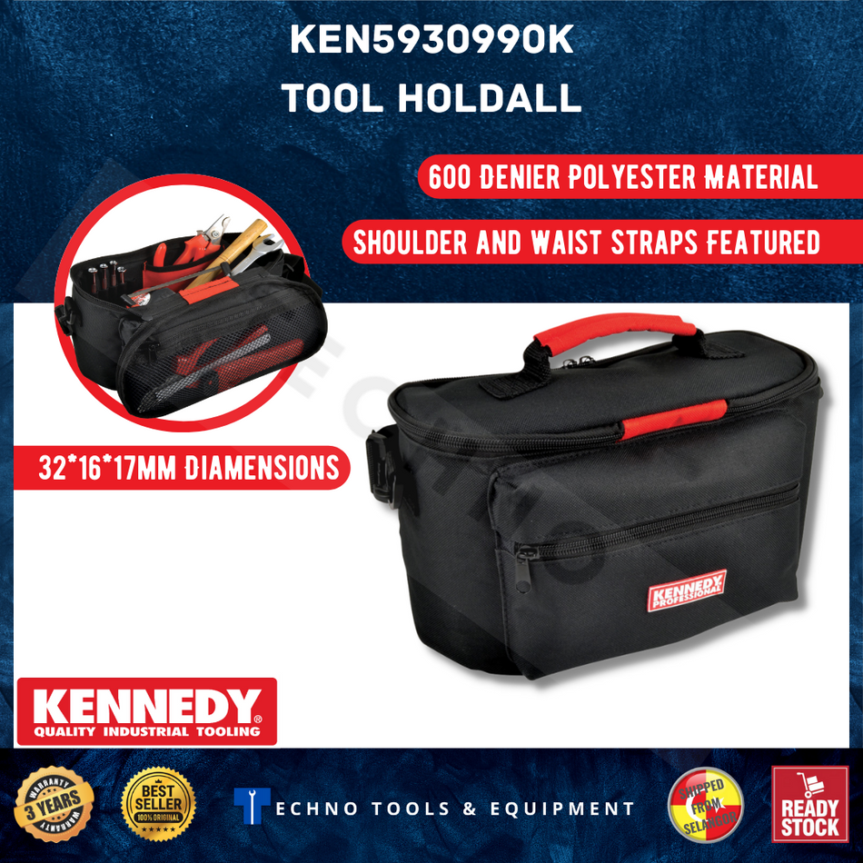 Hand Tools Bag/Tool Holdall w Straps & Waistbands KENNEDY KEN5930990K